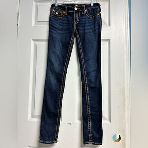 True Religion Dark Indigo Skinny Jeans